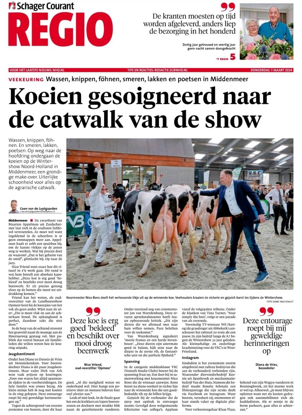 artikel Schager Courant 14032023